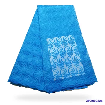 

Cheap Price White Color African Lace Fabric Guipure With Pearls Embroidered Nigerian Lace Fabrics For Wedding Dress XPX90222e