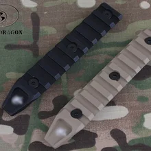 BD 9 слотов рельсовая планка-KeyMod для страйкбола URX4 Rail(BK/TAN