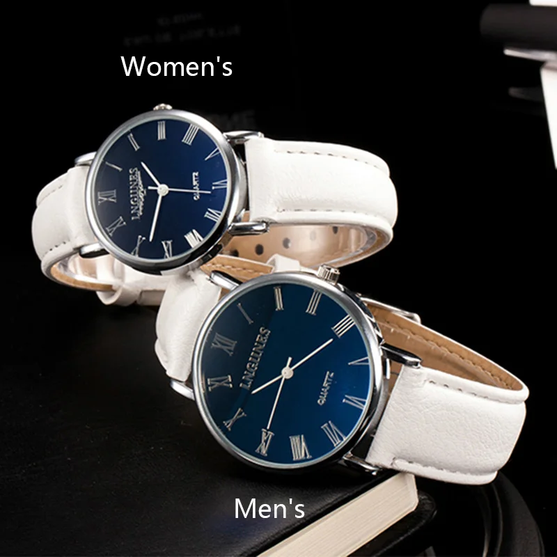 DOBROA мужские и женские часы женские и нежные Мужские кварцевые наручные часы парные часы relogio masculino reloj mujer - Цвет: Couple watch-1