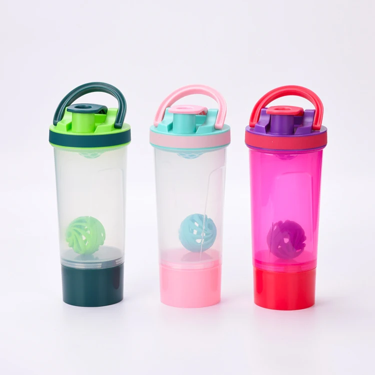 Multifunction Shaker Bottle Protein Powder Shake Cup for Sports Fitness Large Capacity Portable Water Bottle Filter Plastic