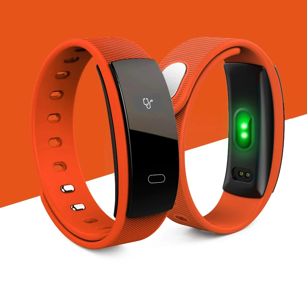 Hot QS80 Wristband SMS Call Vibration reminder Bluetooth Smart Band G SENSOR Heart rate Monitor Bracelet
