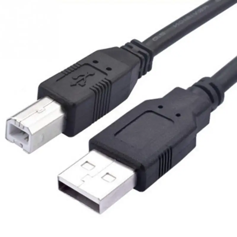 3/1,5 м USB 2,0 A к B Мужской адаптер кабель для передачи данных для Epsons CanonS SharpS HPS принтер сканер удлинитель провод шнур