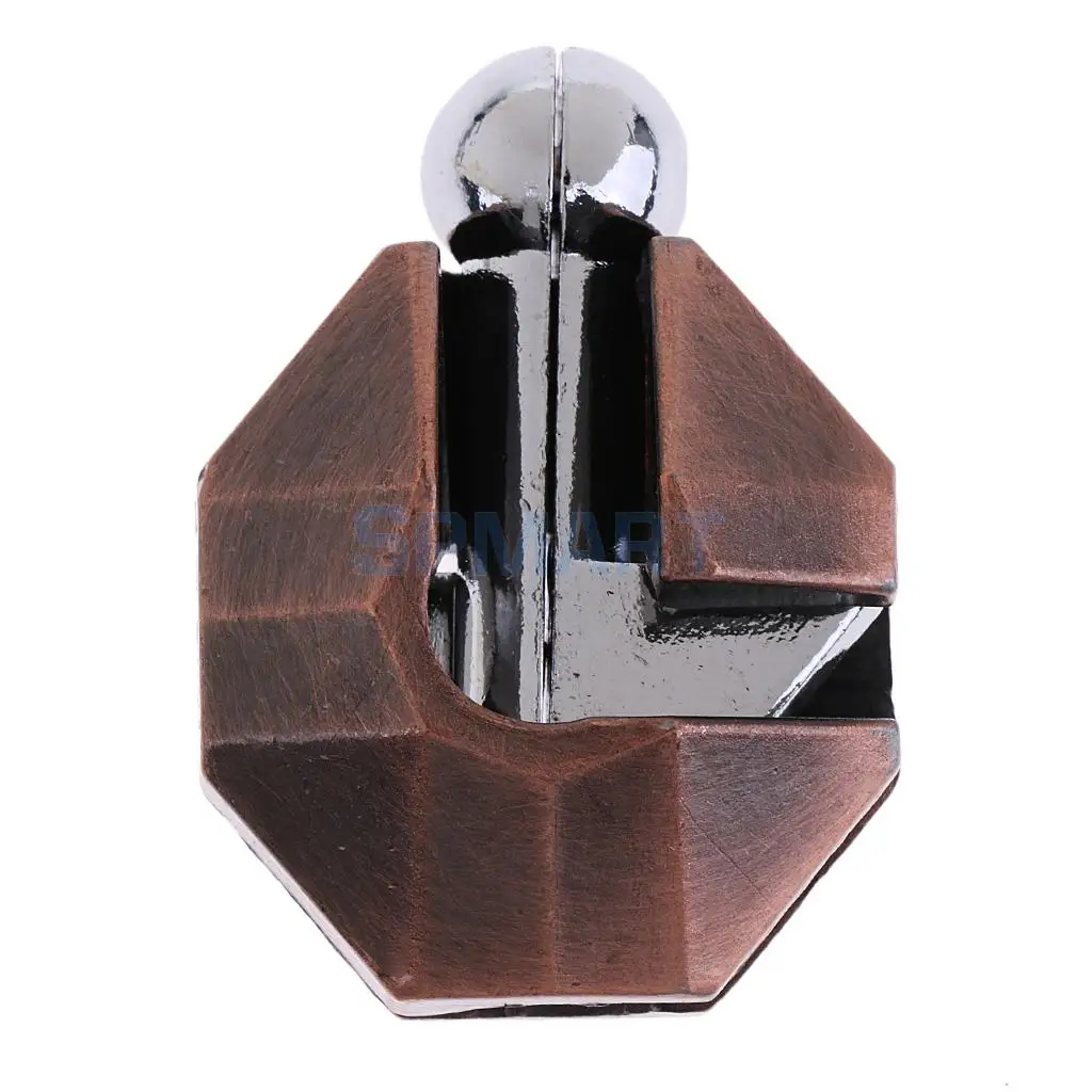 Shell Lock Puzzle Classic Metal Brain Teaser IQ Test Toy for Adults Children