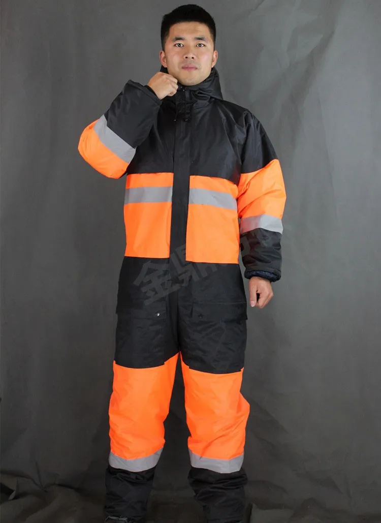 CCGK Winter working clothing outdoors thermal protection uniforms mens cotton wadded padded safety clothing thick warm work wear (10)