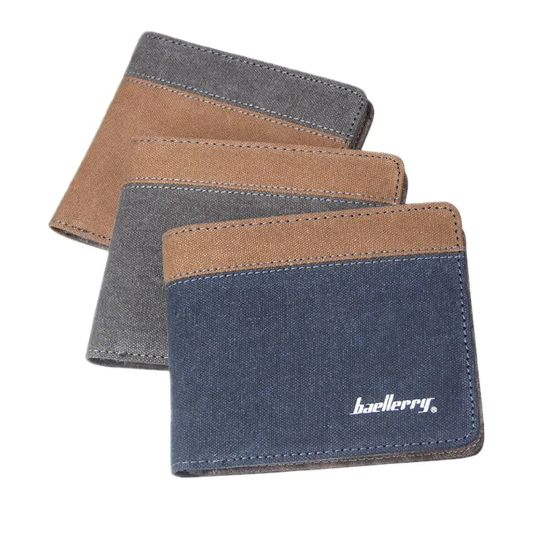 100 cotton fabric patchwork men's wallet vintage two fold male card