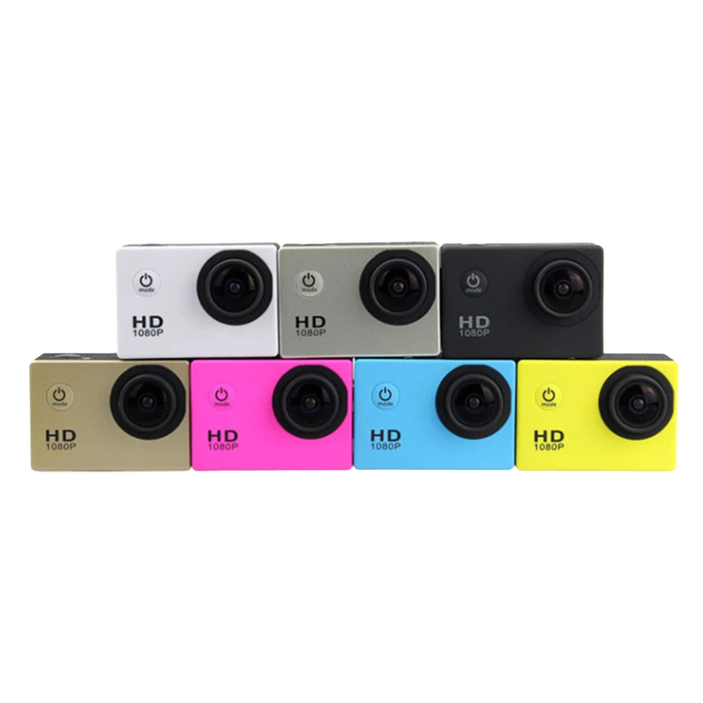 

1Pc HD 12MP 1080P 4K WiFi Sports Camera Waterproof Portable Helmet Sports Cam Camcorder for Snorkeling Cycling