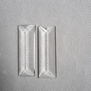 

20pcs/lot 22*63MM machine grinding clear triangle crystal bar prism chandelier cystal 1 precise holes Home Curtain Accessories