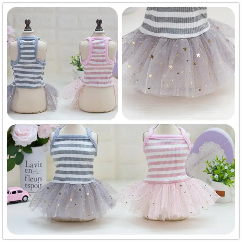 

2019 New Time-limited 100% Cotton Spring/summer Simple Gauze Skirts For Dogs Cotton Stretch Pets Products For And Pet Clothes