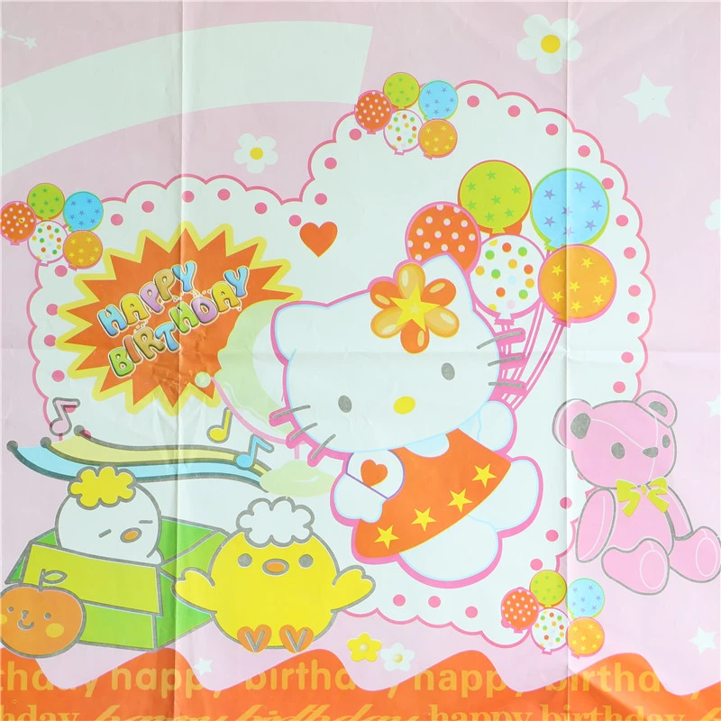 漫画のクラシックポスター壁紙ハローキティハッピー誕生日パーティー用品パーティーの装飾の好意 かわいい歓迎ポスタープラカード Decorating Kids Birthday Party Decoration Party Kidsdecorating Party Lights Aliexpress