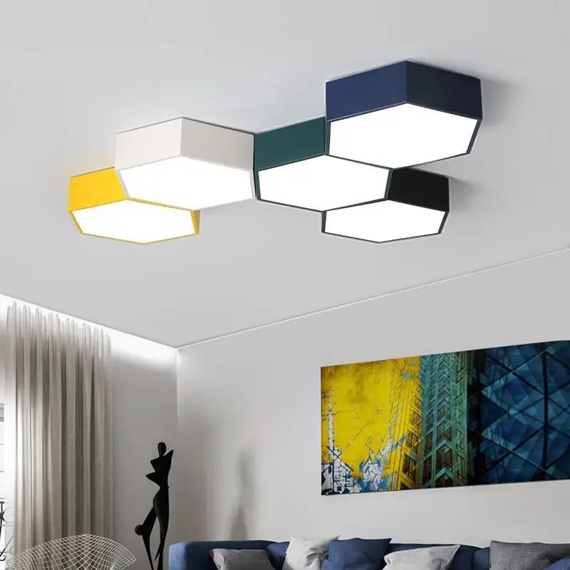 Современная лампа для декора гостиной Sufitowa светильник Plafon винтажный LED Plafonnier