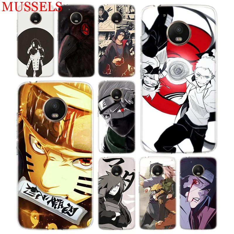 

NARUTO Anime Ninja Phone Case For Motorola Moto G7 G6 G5S G5 E4 Plus G4 E5 Play Gift Fit Patterned Customized Coque Cover Shell