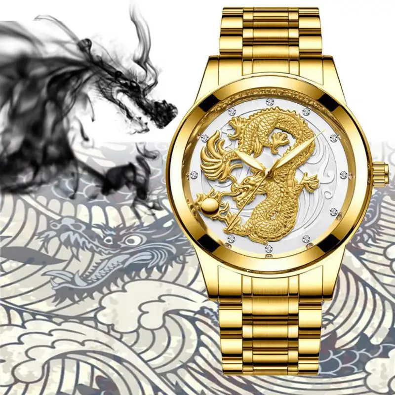 

Men Luxury Brand Gold Golden Watches Couple Table Luminous Gold Color Quartz Ultra-thin Steel Belt Watch Men Sports Quartz watch