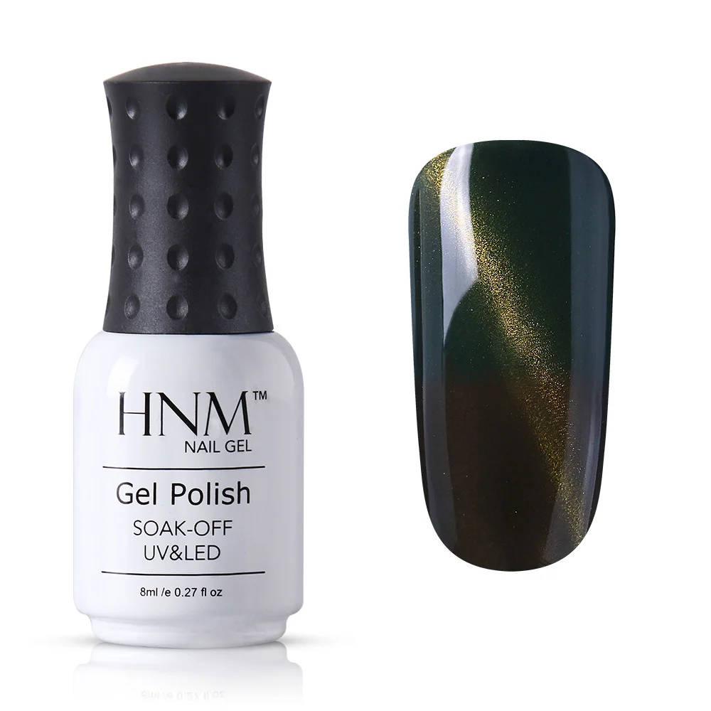 HNM 8 мл кошачий глаз Термальность Цвет изменить уф-led-гель лак для ногтей Soak off Hybrid Lucky полу постоянный эмаль ногтей Shilak гелевая - Цвет: 79001
