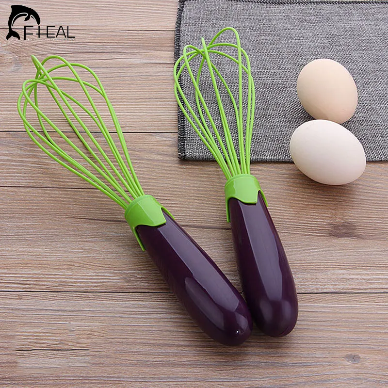 FHEAL 1Pc Hand Mixer Egg Beater Silicone Manual Egg Beaters Handle