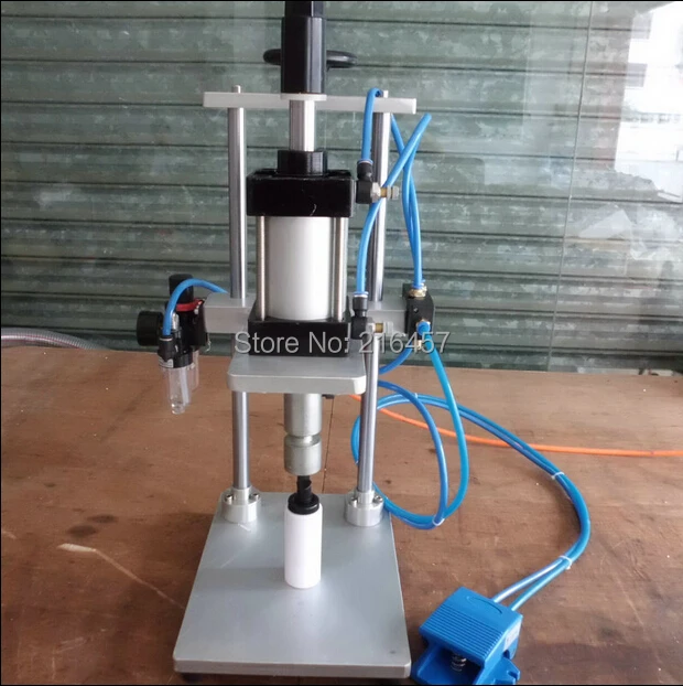 Pneumatic Perfume Bottle Crimping Machine Capping Machine Lid Cap