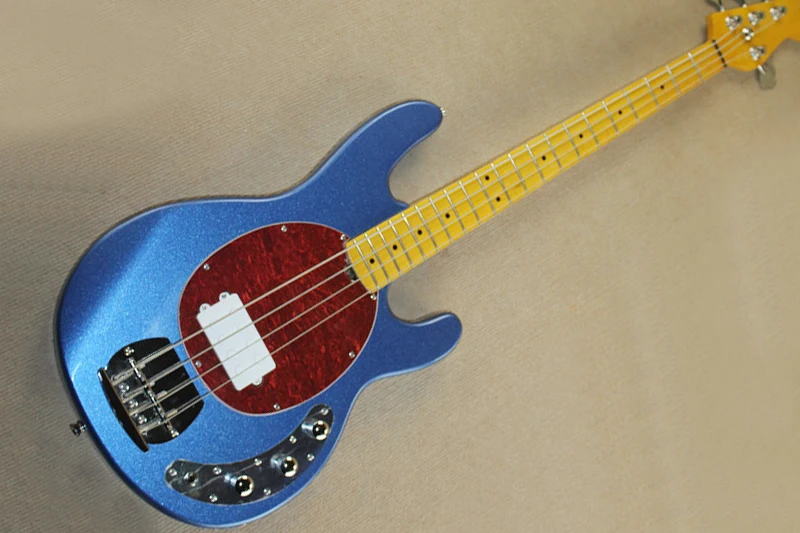 Metal Green Electric Bass Guitar with Chrome Hardwares 