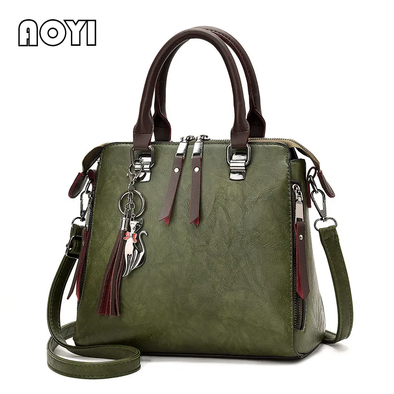 AOYI Women Handbag Famous Brand PU Leather Lady Handbags Luxury Shoulder Bag Large Capacity Crossbody Bags Women Casual Tote Sac AOYI Women Handbag Famous Brand PU Leather Lady Handbags Luxury Shoulder Bag Large Capacity Crossbody Bags Women Casual Tote Sac