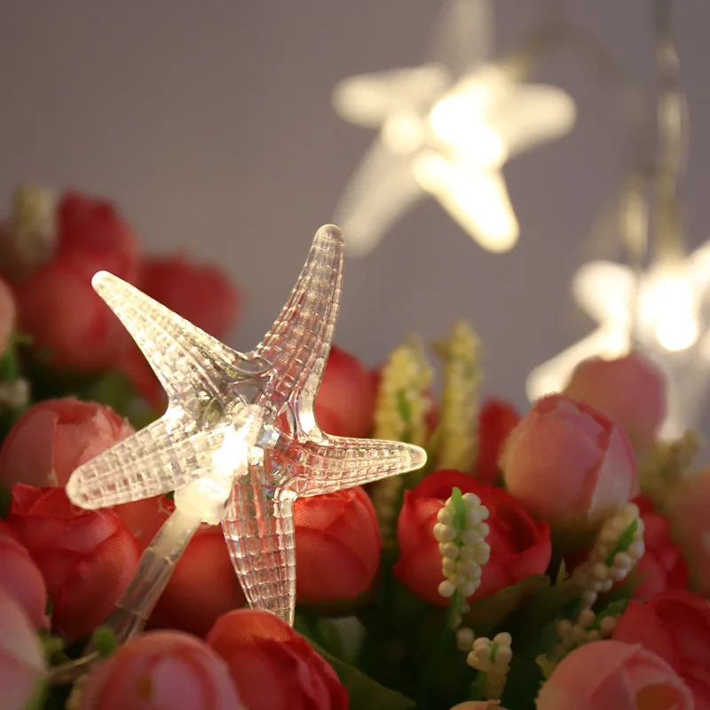 Led Fairy String Lights Battery Operated Starfish Novelty Scallop Led Fairy String Lights Battery Operated Starfish Novelty Scallop Shells Light Seashell Garland Beach Iy310252 In Lighting Strings From