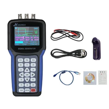 

JDS2062A Handheld Multifunctional Digital Signal Generator Frequency Sweep Meter 30MHz 2 Channel Custom Waveform Signal Source