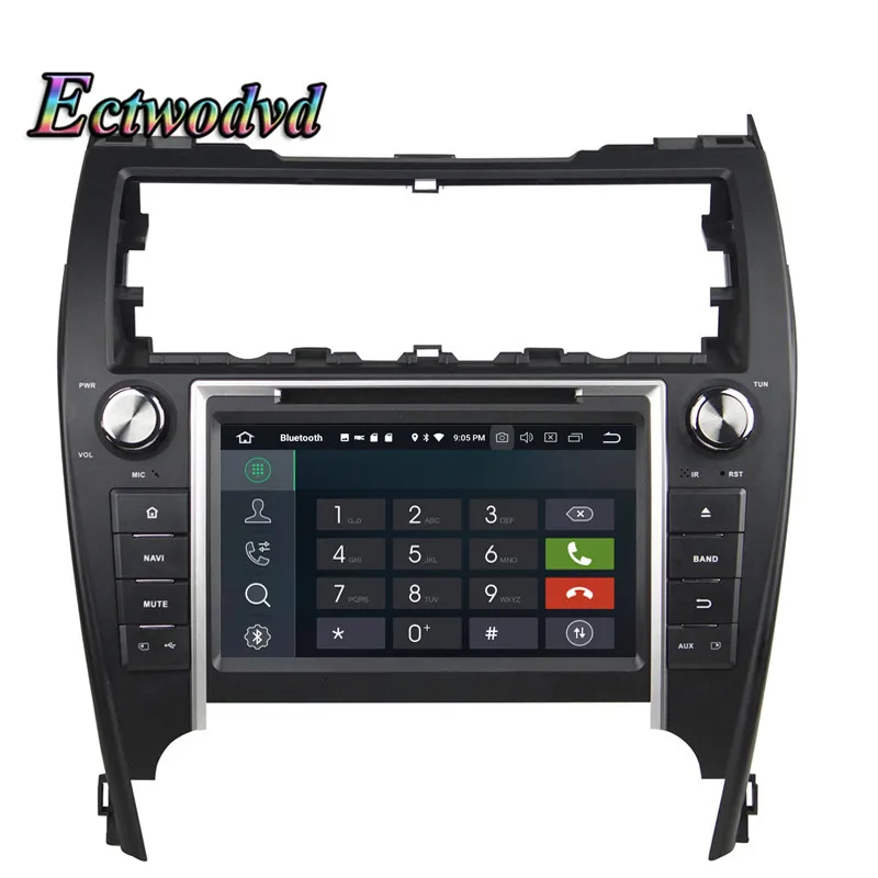 Cheap Ectwodvd Octa Core 4G RAM 64G ROM Android 9.0 Car Multimedia DVD Player GPS HeadUnit For Toyota Camry 2012 US 8