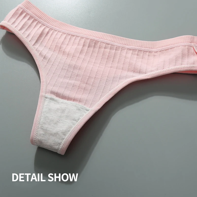 DULASI Sexy Lingerie Women's Cotton G-String Thong Panties String Underwear Women Briefs Pants Intimate Ladies Low-Rise 3 pcs DULASI Sexy Lingerie Women's Cotton G-String Thong Panties String Underwear Women Briefs Pants Intimate Ladies Low-Rise 3 pcs