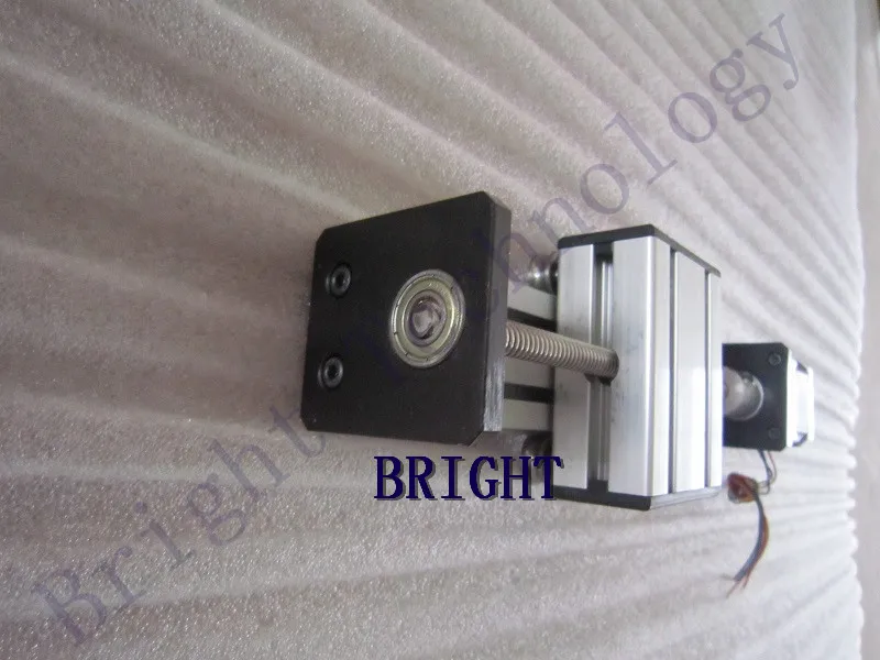 

ST T 8*2 300mm Linear Guide Moving Table T-screw slide Slip-way+ 1pc Nema17 Stepper Motor