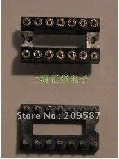 10pcs 6 Pin 8 14 16 18 20 24 28 2.54mm DIP SIP Round IC Sockets Adaptor Solder Type |