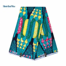 Анкара Африканский Настоящие Восковые принты ткань дешевая-ткань новый Hollandais воск высокое качество африканская ткань для вечерние платье