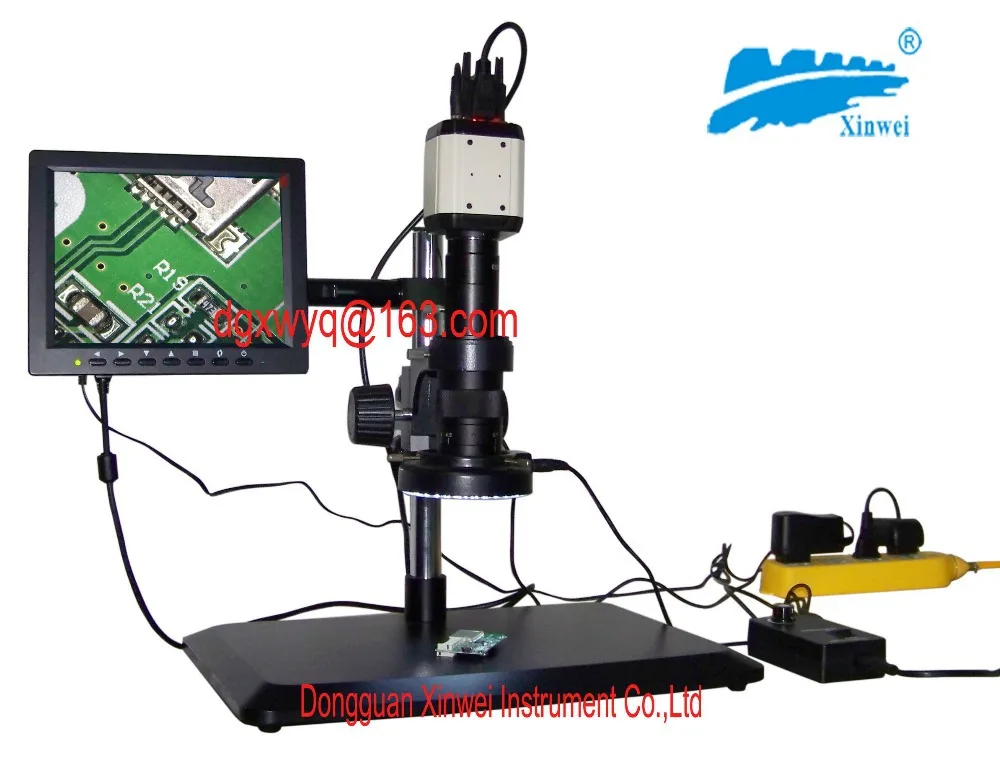 

Hd Video Microscope with Multiple Interface Output/ VGA, USB and CVBS output interfaces/delivery fast!