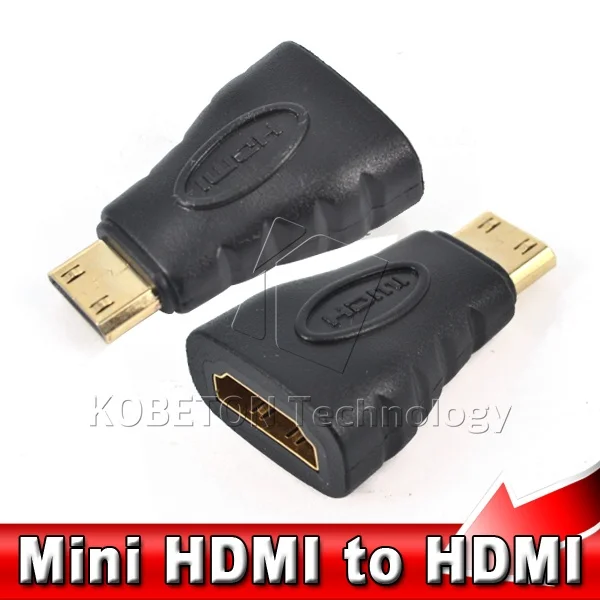 

kebidumei 2017 Mini HDMI to HDMI Adapter Female to Male F-M Converter Connector for HDMI HD 1080P Cable Adapter Device for HDTV
