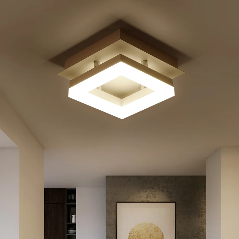 Modern LED Nordic Corridor Ceiling Lights Aisle Ceiling Lighting Simple Novelty Porch Fixtures Balcony Ceiling Lamps image 4