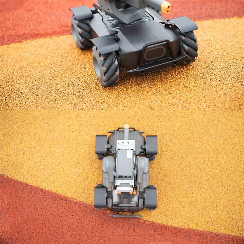 

RoboMaster S1 Aluminum Alloy Wheel Fenders CNC Protect Parts Thickness 2.5mm Stainless Steel Screw for DJI RoboMaster S1