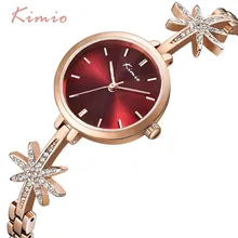 KIMIO Star Womens Watches With Rhinestones Rose Gold Bracelet Quartz Ladies Watch Women Fashion Top Brand Luxury Wrist Watch KIMIO Star Womens Watches With Rhinestones Rose Gold Bracelet Quartz Ladies Watch Women Fashion Top Brand Luxury Wrist Watch