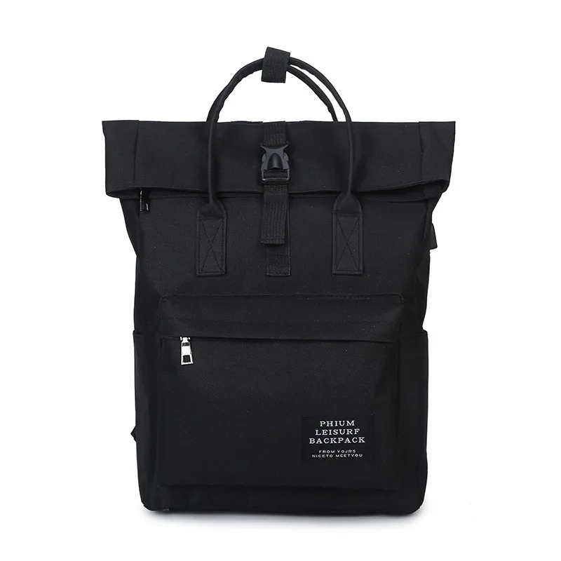 Taschen Männlichen blue Buch gray Tasche Schule Rucksack pink Mädchen Black Teenager Große Frauen Leinwand Wasserdicht Laptop Ladung white Student Casual Kapazität Für Usb Axw8qTCH