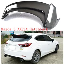 Автомобильные Спойлеры для Mazda 3 AXELA хэтчбек- заднее крыло из углеродного волокна ABS смолы спойлер высокое качество автомобильные аксессуары