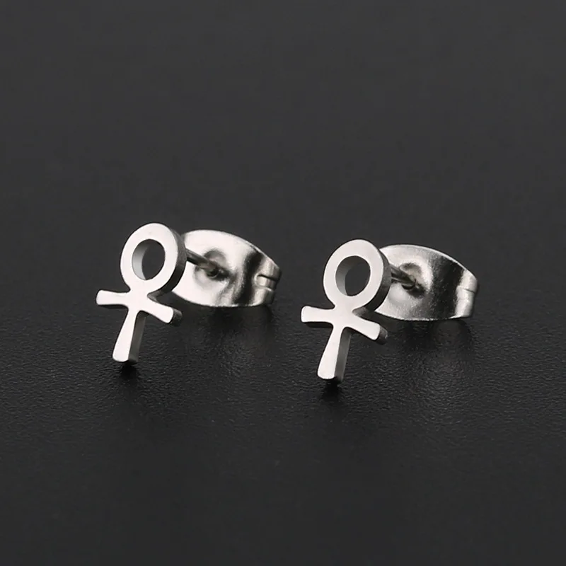 black earrings