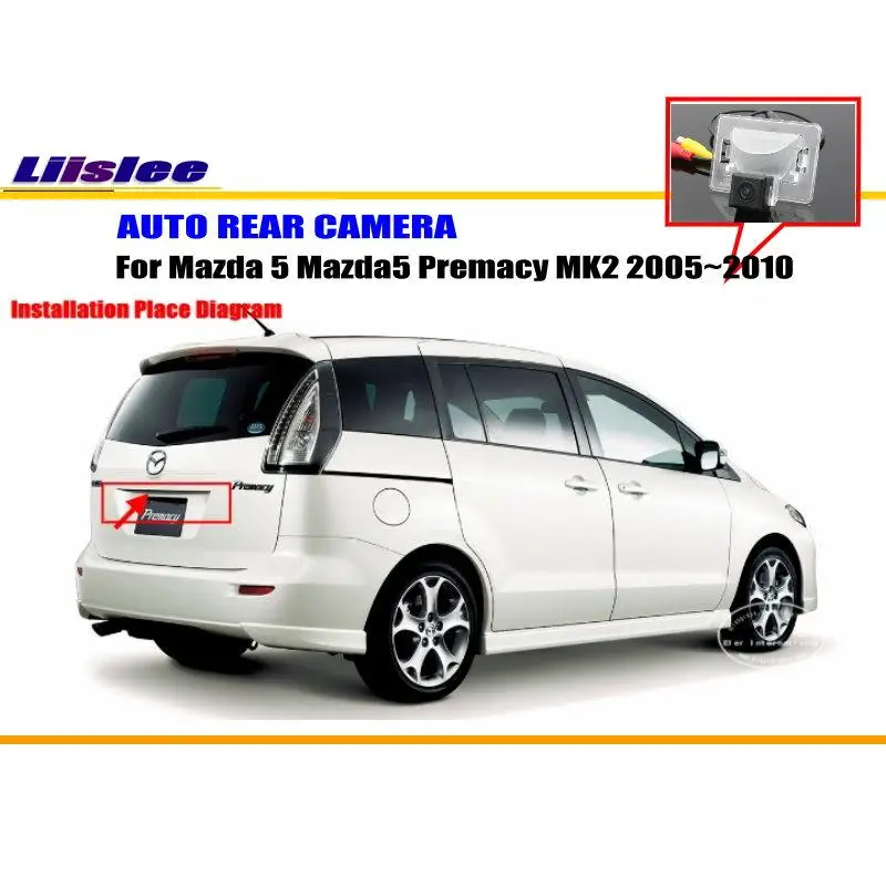 Автомобильная камера заднего вида для Mazda 5 Mazda5 Premacy MK2 2005-2010 задняя лампа NTST PAL CAM OEM