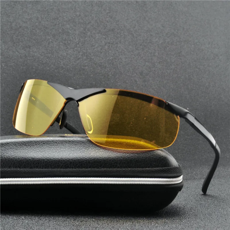 MINCL мужские очки ночного видения очки для ночного вождения мужские Поляризованные желтые солнцезащитные очки для водителя антибликовые NX