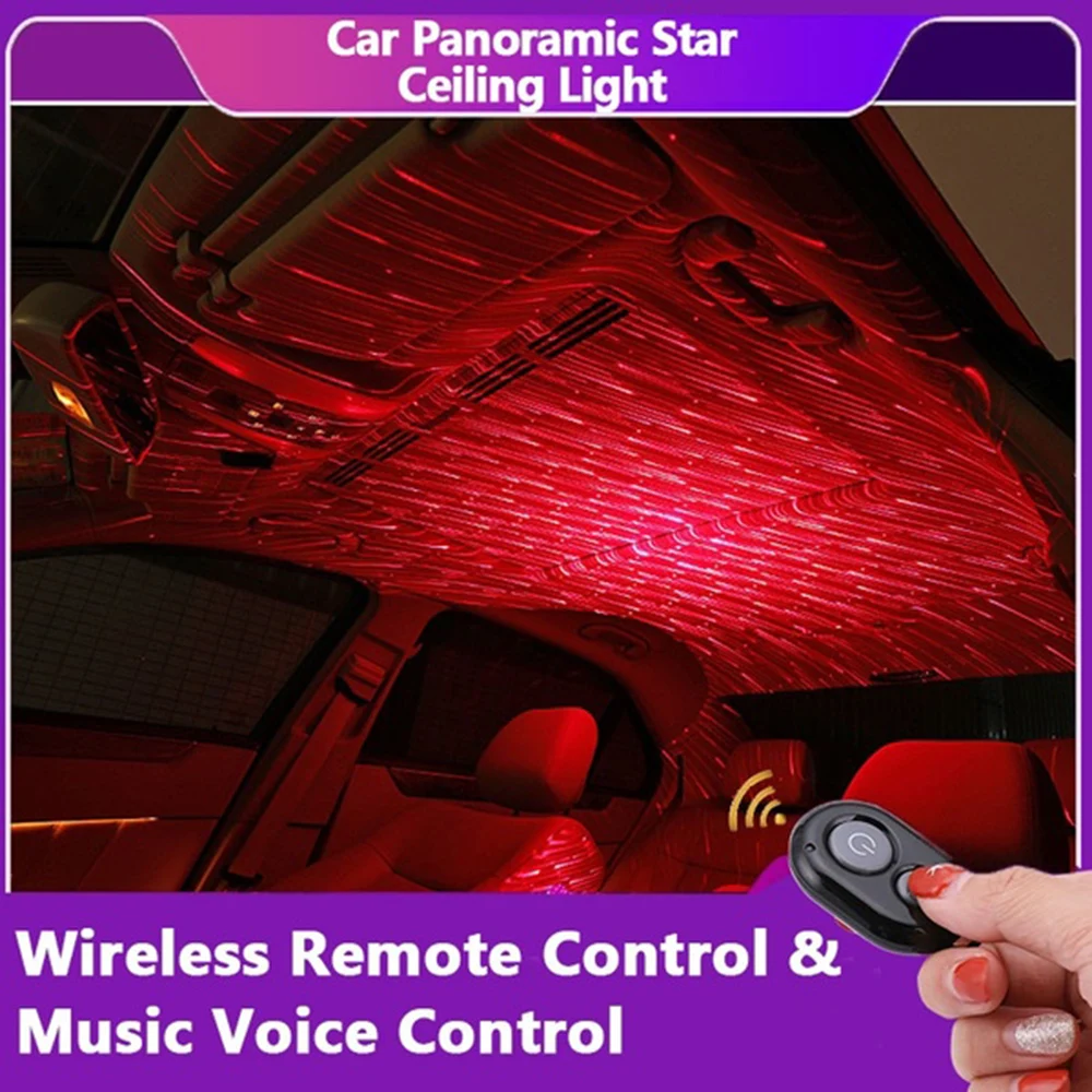 

NEW Car Interior Star Lights Modified Car Interior Usb Atmosphere Lights Starry Sky Lights Starry Ceiling Decorative Lights