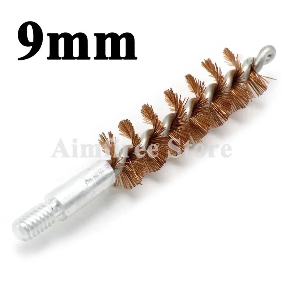 5Pcs/Lot 9mm Phosphor Bronze Bore Brush Gun Cleaning Brush for Rifle