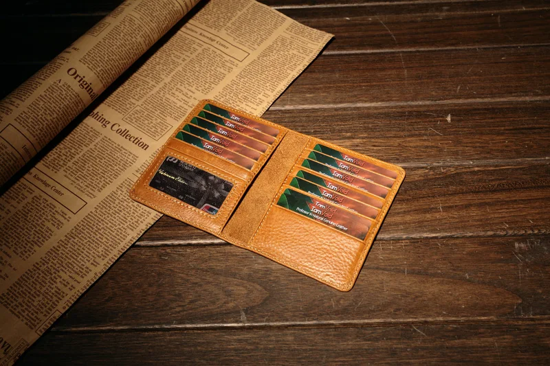 High Quality First Layer Genuine Leather Credit card Holder Cowhide Leather bag  (16)