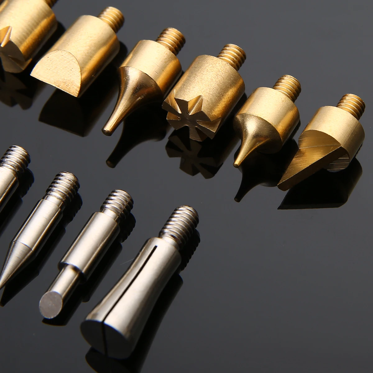 28pcs Soldering Iron Tool Kit Wood Burning Pen Tips & Stencil Set Carving Burner Wood burning Pyrography Tool Assortment Kit