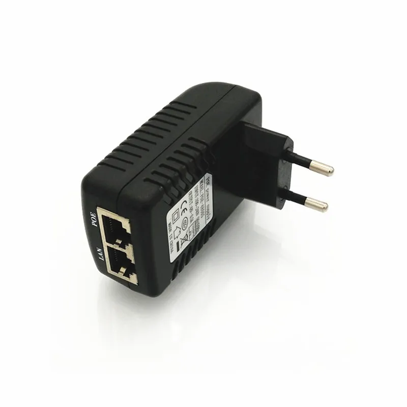 CCTV POE Power Supply Switch 48V 0.5A POE Wall Plug POE Injector