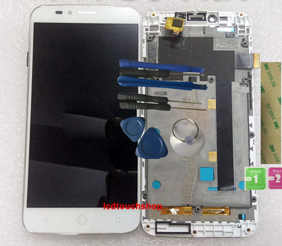 

New For TCL P620M LCD Display With Touch Screen With Frame Digitizer Replacement With Tools+3M Sticker