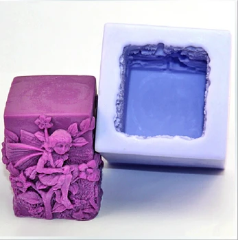 

4D Effect perfect Beautiful faery silicon soap mold Cake decoration mold manual soap mold fondant mold NO:SO121