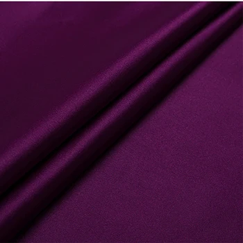 

HLQON purple jacquard felt fabric african satin damask fabric for patchwork,wedding dress,upholstery sewing fabric 75x100cm