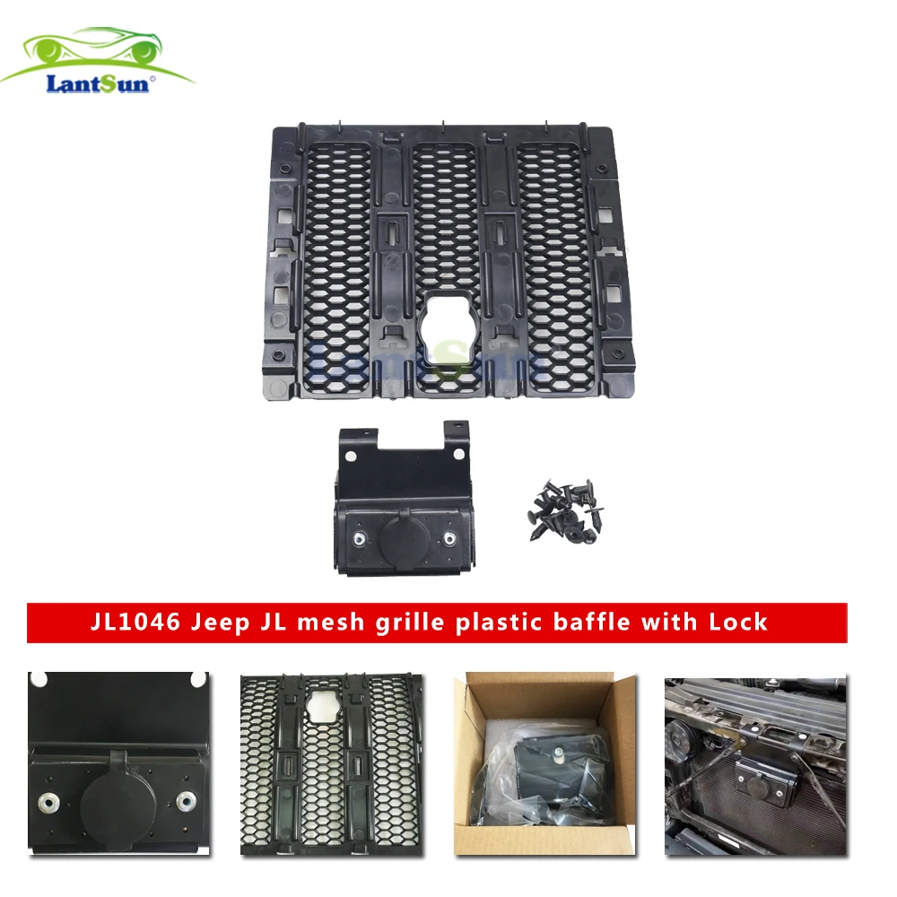 

Center network center lock + plastic block for jeep wrangler jl 2018+ offroad car accessories auto products jl1046