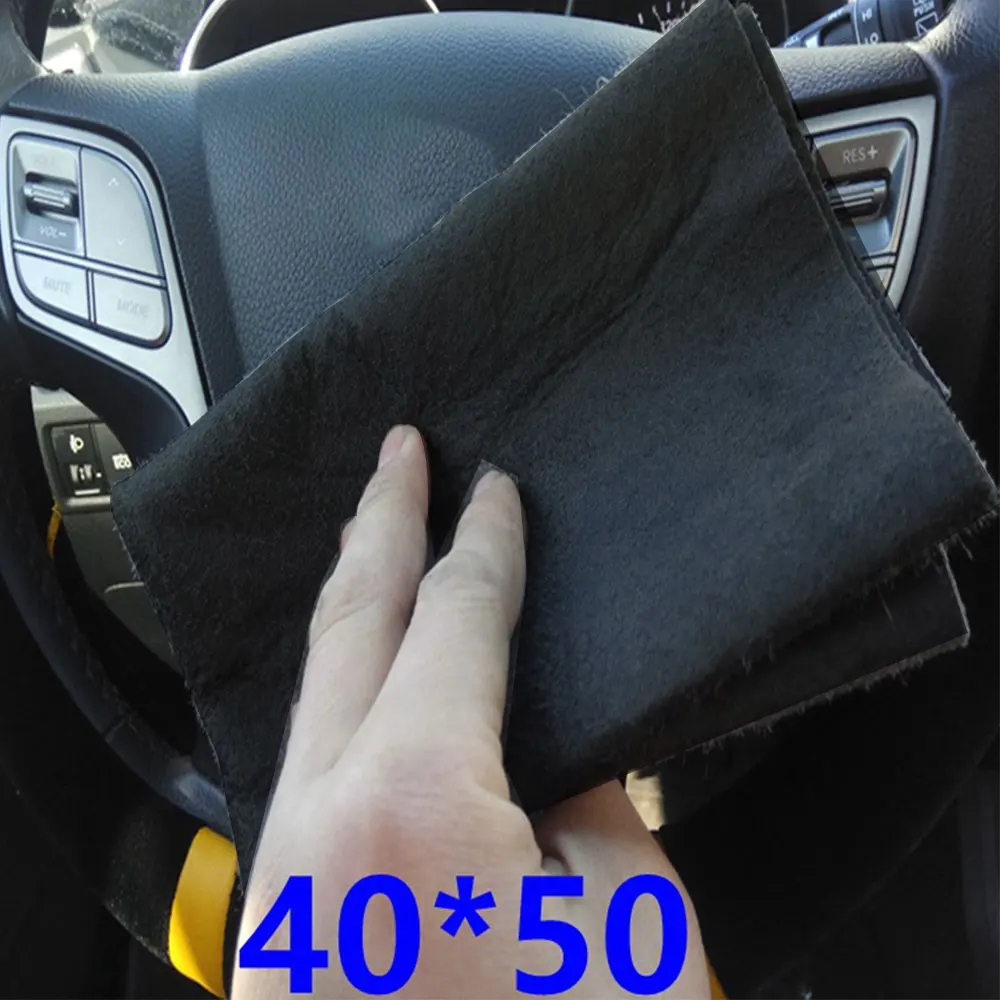 

Mingrui Store Cars Island Silk Black Cleaning Cloth Wiping Rag Towel Washcloth Universal Durable Drying Home Automobile