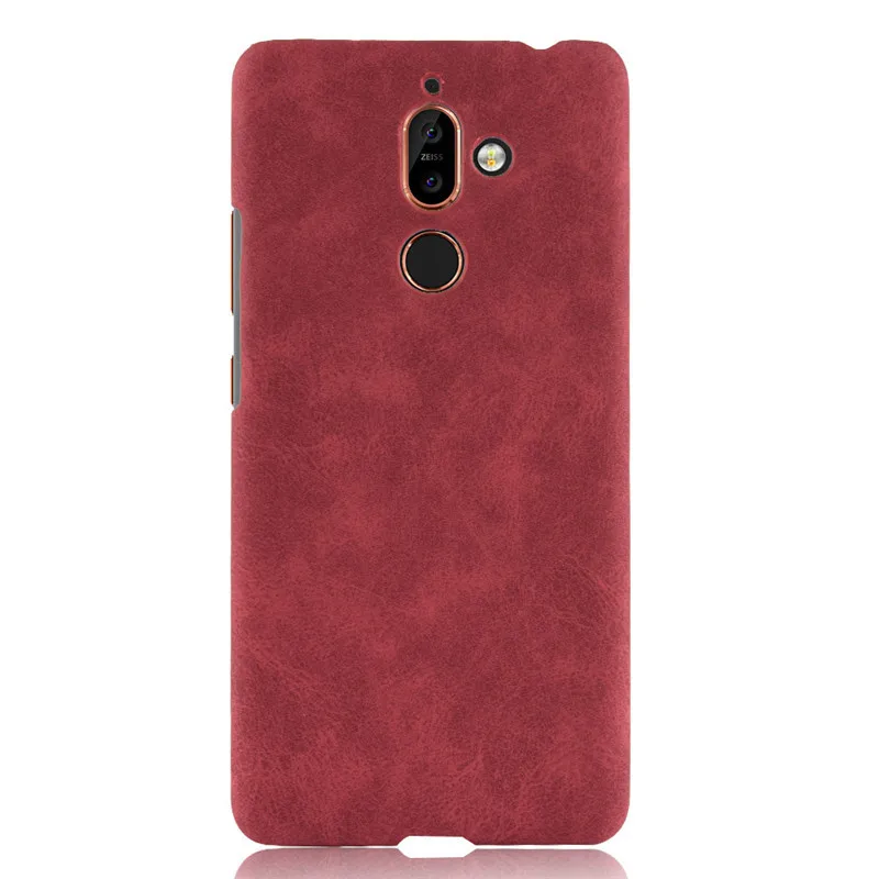 For Nokia 7 plus Case Nokia 7 plus Case PU Leather Hard Plastic Back Cover Phone Case For Nokia7 plus TA-1046 TA-1055 TA-1051 (12)