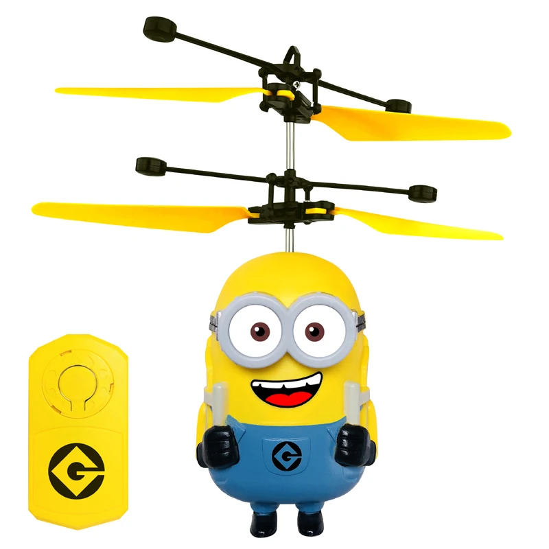 DESPICABLE ME MINION Induction RC Helicopter Flying UFO Quadcopter